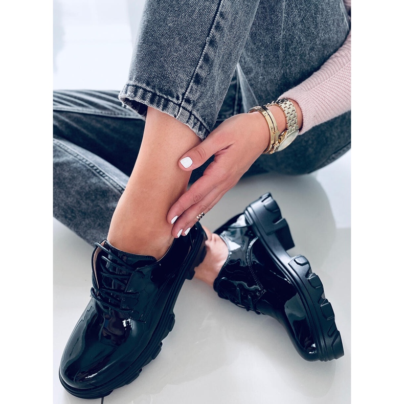 PA1 Pragma Black korkeapohjaiset loaferit musta 2