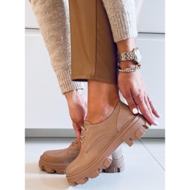 PA1 Tekla Khaki -nauhoitetut loaferit beige 2