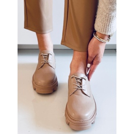 PA1 Tekla Khaki -nauhoitetut loaferit beige 1