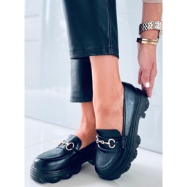 PA1 Eloise Blackin korkeapohjaiset loaferit musta 1