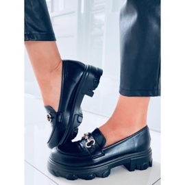 PA1 Eloise Blackin korkeapohjaiset loaferit musta 2