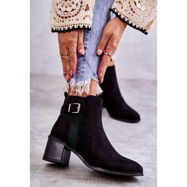 PS1 Mokkamustat Saappaat Post Black Vannesissa 1