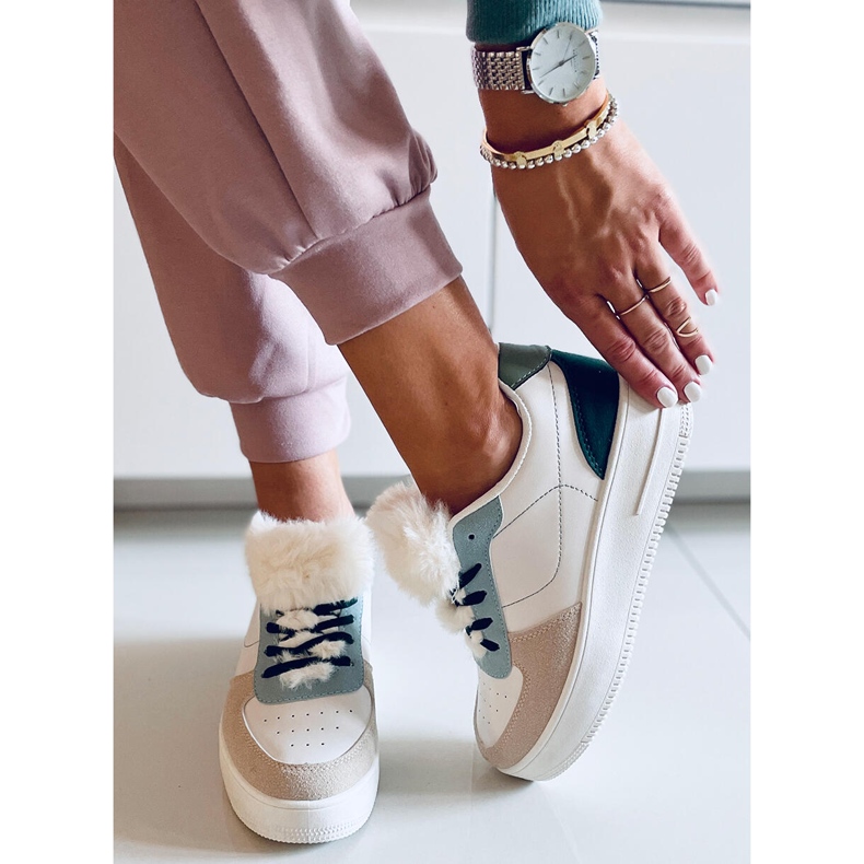 PA1 Lilith Green naisten tennarit valkoinen monivärinen 2