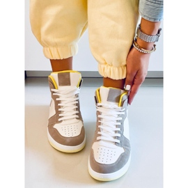 PA1 Dorcas Khaki korkeat lenkkarit beige valkoinen 2