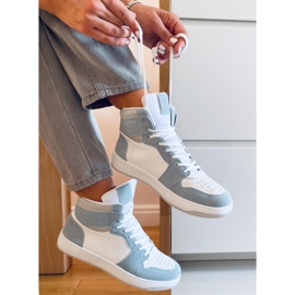 PA1 Dorcas Green nilkkakorkeat lenkkarit valkoinen sininen 1