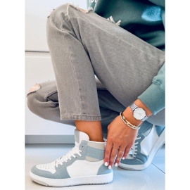 PA1 Dorcas Green nilkkakorkeat lenkkarit valkoinen sininen 2