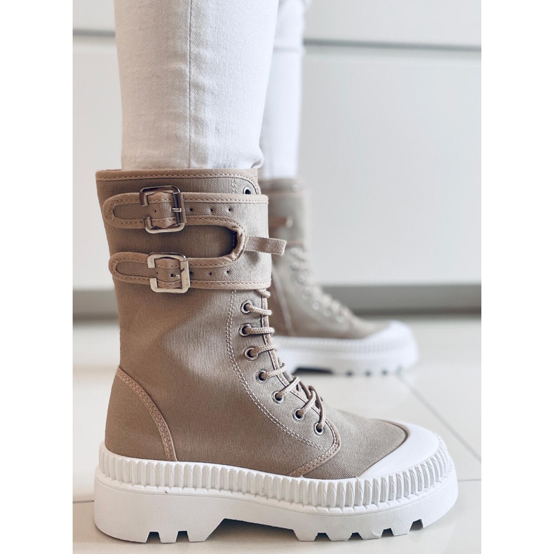 PA1 Pym Khaki -nilkkalenkkarit beige 2