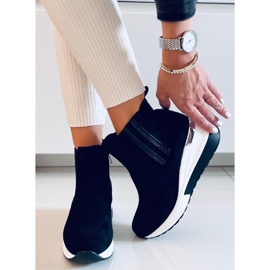 Varastossa mustat kiila saappaat 1