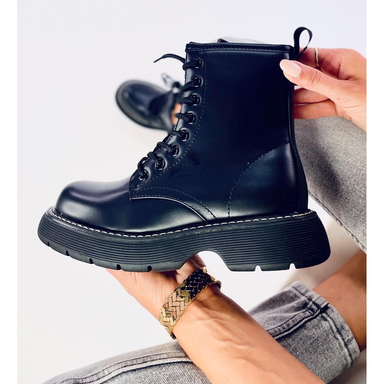 Potter Black bovver-saappaat musta 1