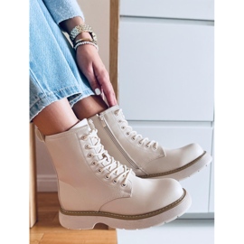 Potter beige bovver-saappaat 2