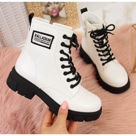 S.Barski S. Bararskin eristämät valkoiset tyttöjen saappaat valkoinen 1