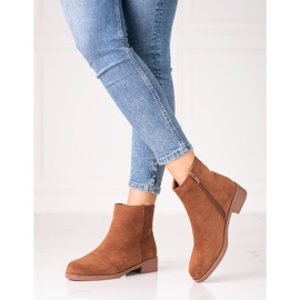 Shelovet ruskeat matalat saappaat naisille 1