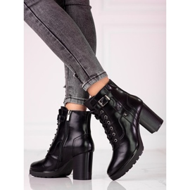 Nauhalliset naisten laukut Shelovet post musta 1