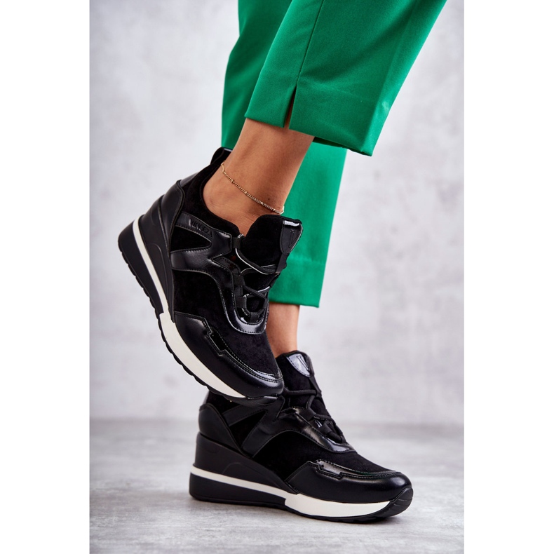 Vinceza Naisten urheilukengät Tennarit Black Colli musta 1