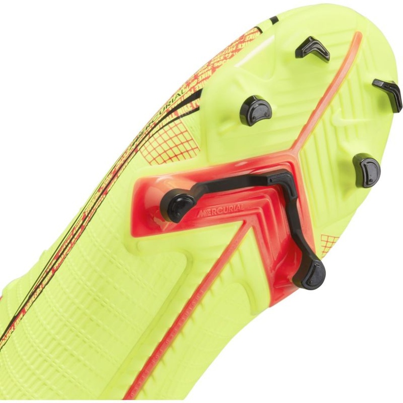 Nike Mercurial 14 Vapor Academy FG / MG Jr CV0811-760 jalkapallokengät keltaiset 4