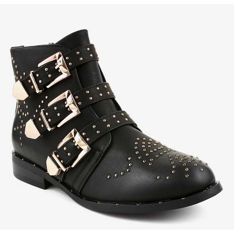 Mustat eristetyt Contreras-saappaat 1