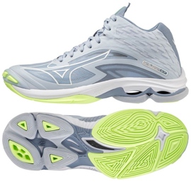 Lentopallokengät Mizuno Wave Lightning Z7 Mid W V1GC225002 harmaa harmaan sävyjä 1