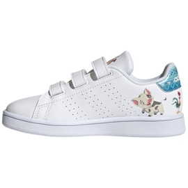 Adidas Advantage Disney Vaiana C Jr GZ7627 kengät valkoinen 1