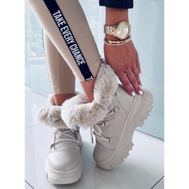 Jarl Beige naisten lumisaappaat 1