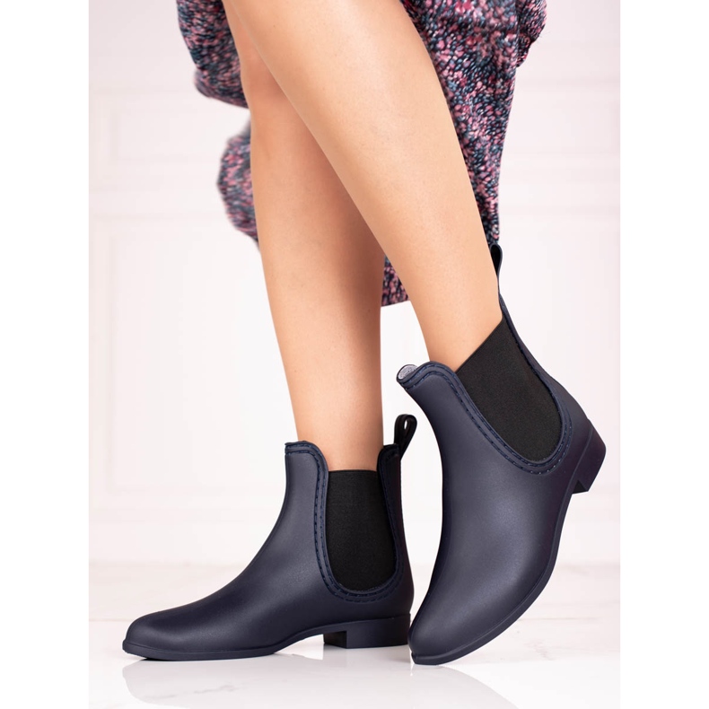 Shelovet matta tummansiniset naisten kalossit laivastonsininen 1