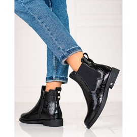 W. Potocki Naisten Chelsea-saappaat eristeellä Potocki musta 1