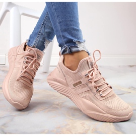 Naisten kevyet urheilukengät Big Star KK274348 vaaleanpunainen 2