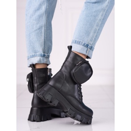 Naisten mustat laukut Shelovet-laukulla 1