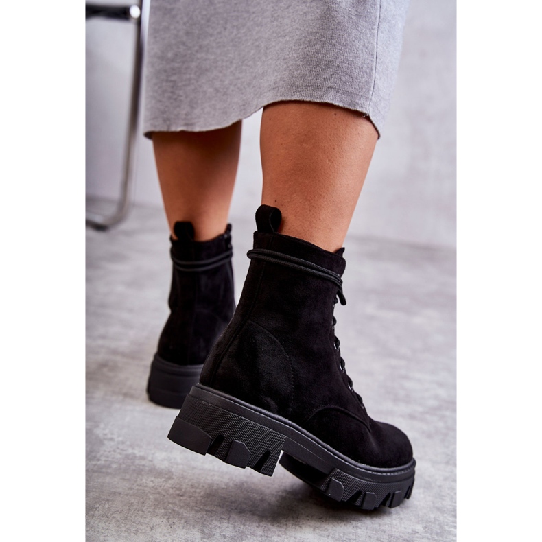 PG1 Mokka lämpimät saappaat Workers Black Darvin musta 2