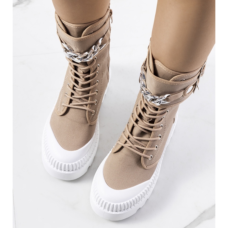 BM Ruskeat lenkkarit Taus-ketjulla khaki vihreä 1