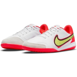 Nike Tiempo Legend 9 Academy Ic Jr DA1329 176 jalkapallokengät keltainen, valkoinen, monivärinen valkoinen 1
