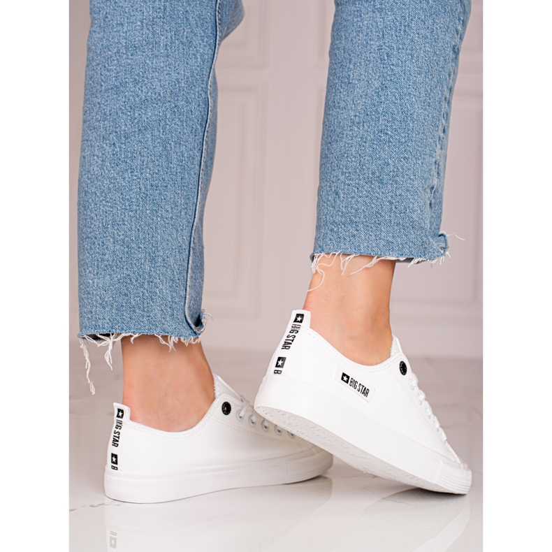 Naisten tennarit Big Star KK274010 valkoinen 1