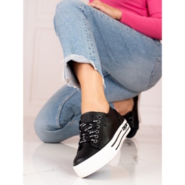 Naisten Big Star KK274015 lenkkarit musta 1