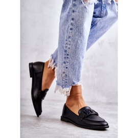 FB2 Naisten nahkahousut mustalla kerrie-koristeella 1