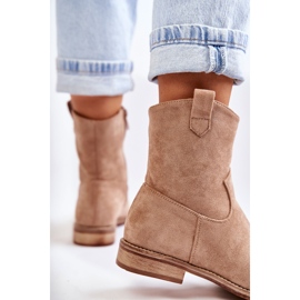 S.Barski Naisten mokkanahkaiset tasakorkoiset Beige Fiorenz 2