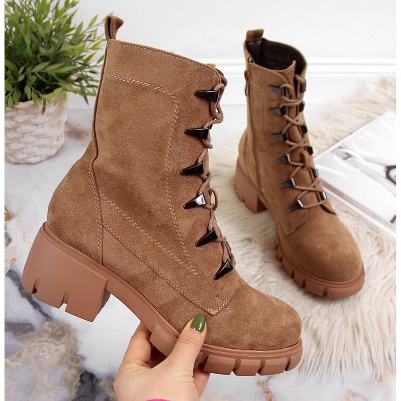 Naisten saappaat eristetty kamelin Jezzi-lohkolla ruskea 2