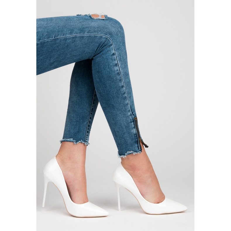 Comer Valkoiset lakatut nastat valkoinen 2