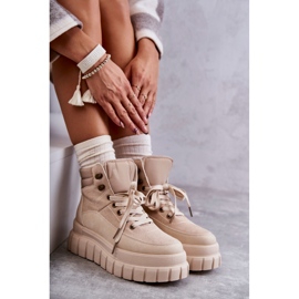 FG2 Mukavat saappaat beigellä Sanchio-tasolla 1