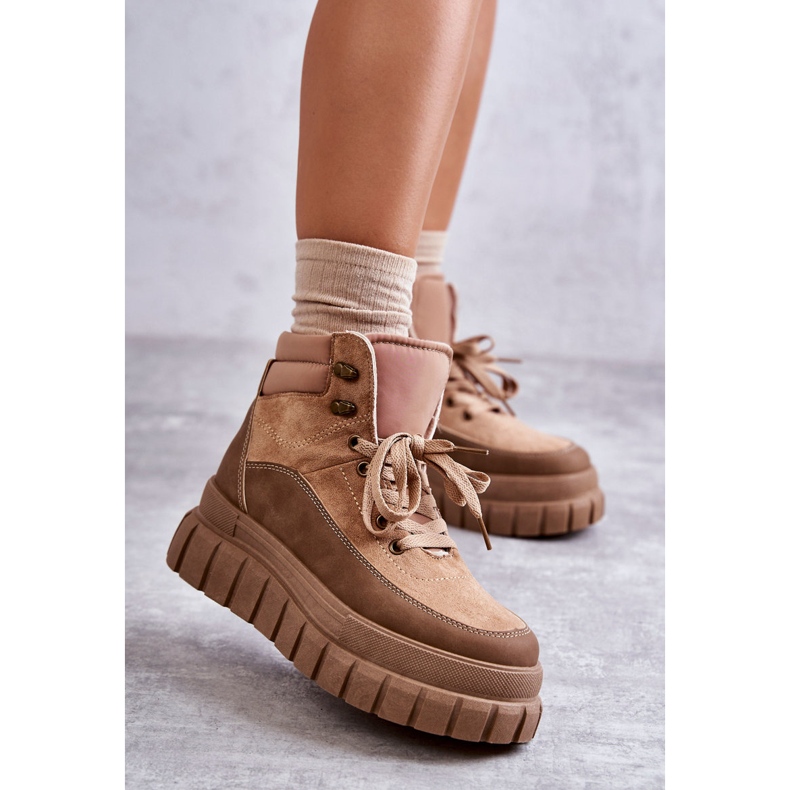 Mukavat saappaat Tummanbeigellä Sanchio-tasolla 1