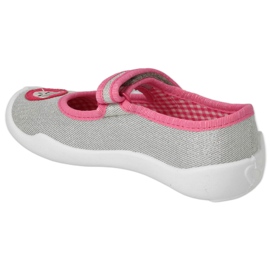 Befado lasten kengät 114x501 vaaleanpunainen hopea 2
