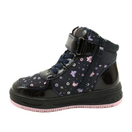 American Club American Boots Lämpimät saappaat XD66 Tummansininen vaaleanpunainen 1