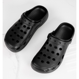 Kevyet miesten Shelovet mustat tossut 1