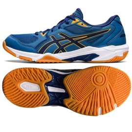 Asics Gel-Rocket 10 M 1071A054 407 lentopallokengät sininen bluesia ja laivastonsinisiä 1