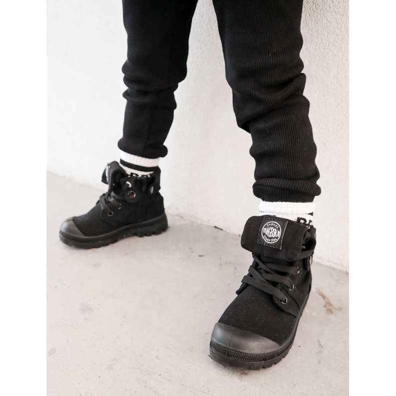 PA1 Lasten korkeat tennarit, musta Tobby 1