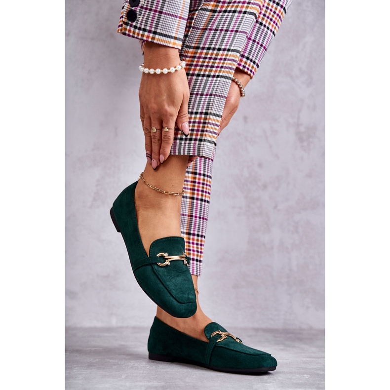 FB2 Roddie Green Suede Classic Loafers vihreä 2