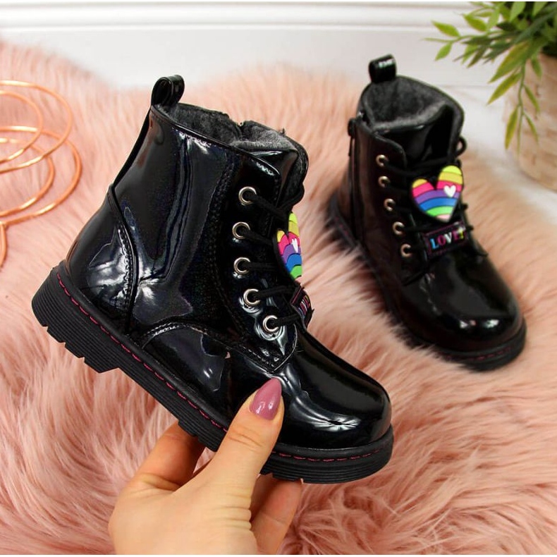 Mustat tytöille eristetyt saappaat Jr EVE318A valkoinen 1