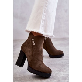 PG1 Suede saappaat Lagerlla Post khaki vihreä 1