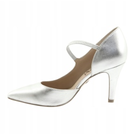 Pumput hihnalla Caprice 24402 hopea 4