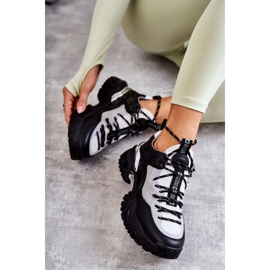 Naisten urheilukengät Memory Foam System Big Star KK274053 musta-harmaa 2