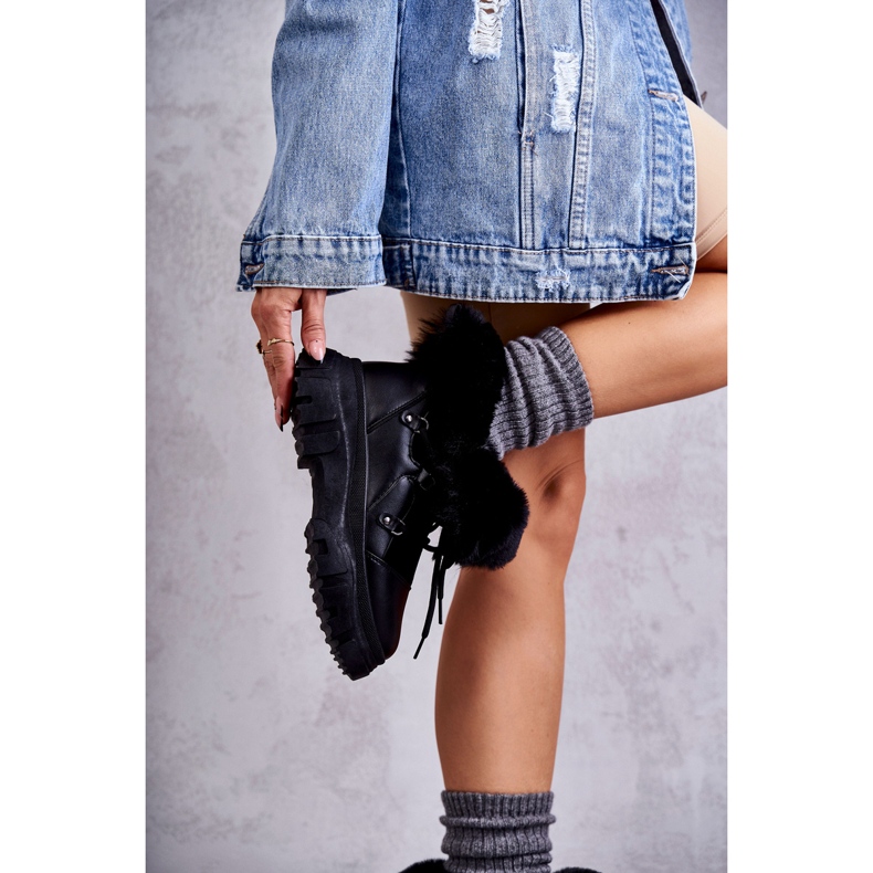 Musta Charles Musta lämpimät saappaat 2