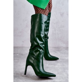 FB2 Eko-nahkasaappaat vihreällä Rissalla 1